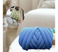 VIXDA 1 kg de Fil épais Lavable tressé en Tube géant pour la Fabrication de Tapis au Crochet, Couverture, Oreiller, jeté