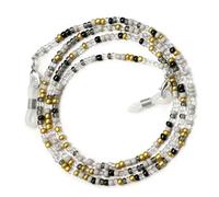 VIXDA 1 pièce Chaîne de Lunettes colorée bohème Longueur réglable Lecture Anti-Perte Mode chaîne Sangle de Lunettes Corde de Sangle de Lunettes