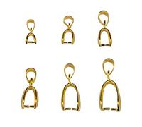 VIXDA 10 pcs/Lot Pendentif Clip Fermoir Melon Graines Boucle Pendentif Connecteur Cuivre Charme Bail Perles Résultats de Bijoux DIY Composant De Bijoux