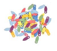 VIXDA 100 pièces mélanger Brads pour serrures rotatives Boutons Bricolage Album Photo Cadre décoration Brad Embellissement décoration Scrapbooking