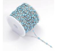 VIXDA 2 mètres Collier en Or chaîne en Acier Inoxydable coloré émail Perles chaînes en Vrac pour la Fabrication de Bijoux résultats de chaîne Composants Bricolage