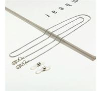 VIXDA 2 pièces Chaîne de Lunettes de Soleil pour Femme, Cylindre, Perle, Fleur, Corde de Suspension, Anti-Perte, Masque, Cordon de chaîne pour Femme