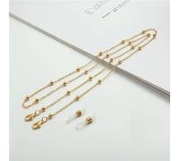VIXDA 2 pièces Chaîne de Lunettes de Soleil pour Femme, Cylindre, Perle, Fleur, Corde de Suspension, Anti-Perte, Masque, Cordon de chaîne pour Femme