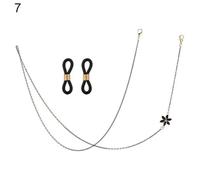 VIXDA 2 pièces Chaîne de Lunettes pour Femmes, étoile Creuse, Perles, Lunettes de Soleil, Lunettes de Lecture, Cordon, Support de Lunettes, Sangle de Cou