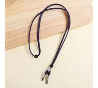 VIXDA 2 pièces Lanière de Lunettes de Soleil antidérapante en Cuir pour Lunettes de Lecture, chaîne de Support de Cordon, Collier de Lunettes Unisexe