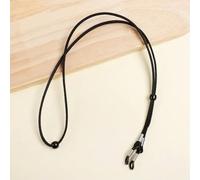 VIXDA 2 pièces Lanière de Lunettes de Soleil antidérapante en Cuir pour Lunettes de Lecture, chaîne de Support de Cordon, Collier de Lunettes Unisexe