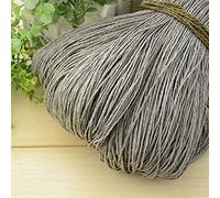 VIXDA 600 mètres 500g Fil de Paille de Raphia Naturel pour Tricot à la Main Crochet Chapeau d'été Sac à Main Coussin paniers matériel de Tricot Bricolage Artisanat