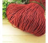 VIXDA 600 mètres 500g Fil de Paille de Raphia Naturel pour Tricot à la Main Crochet Chapeau d'été Sac à Main Coussin paniers matériel de Tricot Bricolage Artisanat