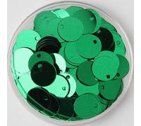 VIXDA 8mm 10mm 12mm 15mm 20mm 25mm 30mm 40mm Paillettes Rondes Plates en PVC Paillettes à Coudre Accessoires d'artisanat de Mariage avec 1 Trou latéral