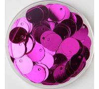 VIXDA 8mm 10mm 12mm 15mm 20mm 25mm 30mm 40mm Paillettes Rondes Plates en PVC Paillettes à Coudre Accessoires d'artisanat de Mariage avec 1 Trou latéral