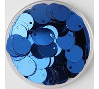 VIXDA 8mm 10mm 12mm 15mm 20mm 25mm 30mm 40mm Paillettes Rondes Plates en PVC Paillettes à Coudre Accessoires d'artisanat de Mariage avec 1 Trou latéral