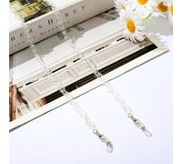 VIXDA Chaîne de Lunettes en Acrylique Ambre de Style bohème pour Femmes, Grande chaîne en résine léopard pour Lunettes de Soleil, Sangles de Maintien, Cordons, Accessoires