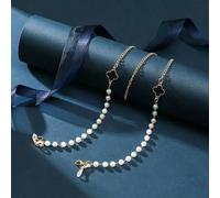 VIXDA Chaîne de Lunettes en Perles pour Femmes, Accessoire d'été en Forme de Marguerite, Accessoire de Masque, Collier Fait Main, Accessoire pour Lunettes de Soleil