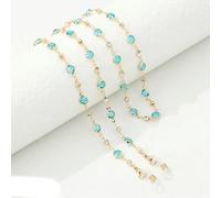 VIXDA Chaîne de Lunettes pour Femmes, chaîne de Lunettes de Soleil en Acrylique coloré et Cristal, Collier de lanière pour Lunettes