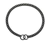 VIXDA Collier de Chien Collier de chaîne de Chien chaîne cubaine en Acier Inoxydable métal Anti-dérapant Collier de chaîne Collier de Chien pour Gros Chien Chiot Collier pour Animaux de Compagnie