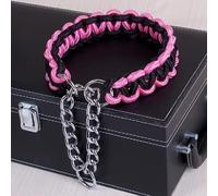 VIXDA Collier Grand Chien Berger Allemand Walk The Dog P Chain Collier Pet pour Chiens Moyens Et Grands