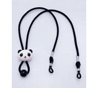VIXDA Cordon élastique antidérapant pour Lunettes de Sport, Protection des Animaux, Cordon pour Lunettes, Corde Panda, Crochet d'oreille