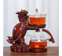 VIXDA Creative GlassTea Set Théière Automatique Infuseur À Thé Magnétique Déviation d'eau Résistant À La Chaleur Kungfu Thé Boire du Thé Faire
