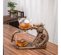 VIXDA Creative GlassTea Set Théière Automatique Infuseur À Thé Magnétique Déviation d'eau Résistant À La Chaleur Kungfu Thé Boire du Thé Faire