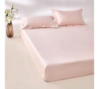 VIXDA Drap-Housse en Coton égyptien 800 Fils avec Bande élastique, Couleur Unie, Housse de Matelas, Drap-Housse, 100/140/160/200 x 200 cm