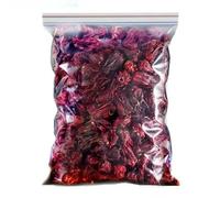 VIXDA Fleurs séchées d'oseille Naturelles, bourgeons d'hibiscus parfumés pour la beauté, la santé, Le Savon, Les Bougies, la résine, la Fabrication de Bijoux, de parfums, la décoration intérieure