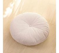 VIXDA Futon Rond Coussin De Sol Oreiller Pouf Jeter Maison Japonais Tatami Tapis Chaise Coussin 45x45x15 Cm