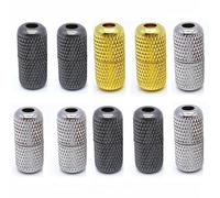 VIXDA Lot de 10 fermoirs élastiques en métal pour Lacets Paresseux, Boucles de Verrouillage, Embouts, sans nœuds, Accessoires, Outils