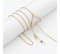 VIXDA Lot de 2 chaînes de Lunettes en Perles pour Femme, Style rétro, en métal, pour Lunettes de Soleil, Cordon de Cou