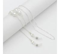 VIXDA Lot de 2 chaînes de Lunettes en Perles pour Femme, Style rétro, en métal, pour Lunettes de Soleil, Cordon de Cou