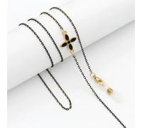 VIXDA Lot de 2 chaînes de Lunettes en Perles pour Femme, Style rétro, en métal, pour Lunettes de Soleil, Cordon de Cou