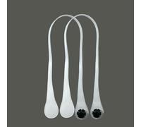 VIXDA Lot de 2 poignées Plates en Cuir superfibre de 85 cm pour Sac à bandoulière Classique Mini O Bag Obag en Silicone