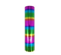 VIXDA Rouleau de Papier Aluminium doré et argenté pour estampage à Chaud, 32 cm x 120 m, pour plastifieuse, Transfert Thermique sur imprimante Laser, Papier Artisanal pour Cartes de Bricolage