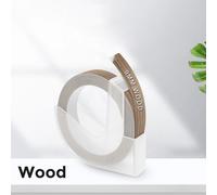 Vixic- d'étiquettes en plastique pour imprimante Dymo,étiqueteuse,bandes de gaufrage 3D,compatible avec Dymo 12965,étiqueteuse Omega S,9mm,1PC - Type Wood-9mm