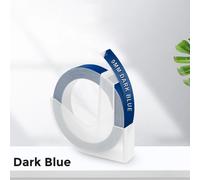 Vixic- d'étiquettes en plastique pour imprimante Dymo,étiqueteuse,bandes de gaufrage 3D,compatible avec Dymo 12965,étiqueteuse Omega S,9mm,1PC - Type Purple Blue-9mm