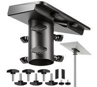 VIXKPIRR Support Starlink Gen 3, Adaptateur de Tube Gen 3 Montage pour Support Mural de Toit, Kit Internet Starlink Compatible avec Antenne Starlink V3 Standard pour Pôle de 1,1 à 2,1 po (28-54mm)