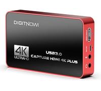 VIXLW Carte de capture vidéo 4K HD USB 3.0 avec boucle HDMI, 4K 60 Hz sans décalage pour l'enregistrement vidéo, prend en charge la résolution de capture jusqu'à 4K NV12, compatible avec PS5/PS4