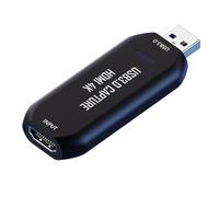 VIXLW Cam Link 4K, Carte de Capture Externe pour DSLR/Caméscope vers Webcam, Streaming et Enregistrement 1080p60/2K50 pour Le Streaming en Direct, Les Jeux, l'enseignement, sur OBS/Zoom/Teams/PC/Mac