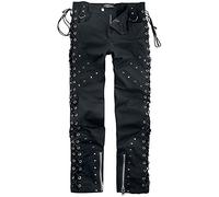Vixxsin Hudson Pants Homme Pantalon en Toile Noir 58% Coton, 39% Polyester, 3% Élasthanne Regular