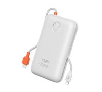 VIYISI Batterie Externe 30W Ultra Rapide Charge 20000 mAh Câbles Intégrés | Power Bank USB C Batterie Portable Compacte pour iPhone 17 16 15 14 13 12 11 Samsung S24 S23 S22 Fold 5(Blanc)