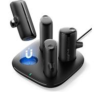 VIYISI Kit de Batterie Externe pour iPhone Charge Rapide à 20W, 4 Power Bank et 1 Station de Charge Magnétique Parfait pour Le Famille/Café/Bureau/l'Hôtel/Restaurant