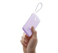 VIYISI Slim Batterie Externe 10000mAh Légère avec Câble USB C Intégré PD20W | QC 22,5W Power Bank Charge Rapide pour Trajets Quotidiens Marche Vélo pour iPhone 17 16 15 Samsung S24 S23 Oneplus-Violet