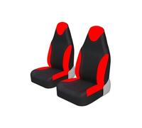 VIYOLI Housses Siège Avant 2 Pièces, Housses Siège Voiture Style Seau Avant Protection Siège pour Citroën C1 Coussin De Protection De Siège De Voiture(Color:2pcs Red)
