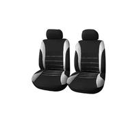 VIYOLI Housses Siège Avant Housses De Siège Avant Et Arrière, Couvre-siège Voiture Protection Intérieure Décorative pour Peugeot 206 207 2008 407 307 308(Color:Front 4 Pcs-Grey)
