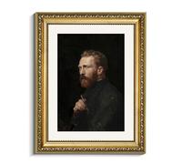 VIYYIEA Toile murale encadrée de Van Gogh autoportrait de Van Gogh - Décoration murale classique - Impressions murales d'artiste pour décoration de chambre, galerie de bureau