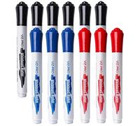 VIZ-PRO Lot de 12 Feutres pour Tableau Blanc Effaçables à Sec, 3 Couleurs