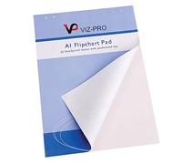 VIZ-PRO Lot de 25 feuilles de papier pour chevalet A1 841 x 594 mm