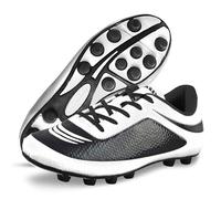 VIZARI Mixte Enfant Infinity FG Chaussures, Blanc/Noir, 13 UK Child