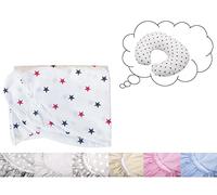 Vizaro - Taie de Rechange pour Coussin d'Allaitement - Universel - 100% Coton - Fabriqué en UE, OekoTex - C. Petites Maisons De Plages