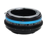 Vizelex Polar Throttle Lens Adapter Compatible with Nikon F-Mount G-Type Lenses on Sony E-Mount Cameras - by Fotodiox Pro