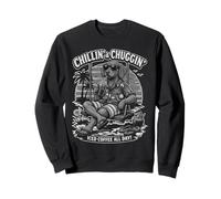 Vizsla Boire du café glacé sur Une balançoire n&w DIGOR Sweatshirt